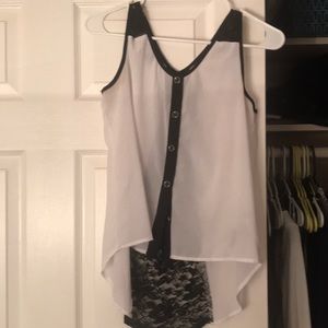 Black and white Blouse